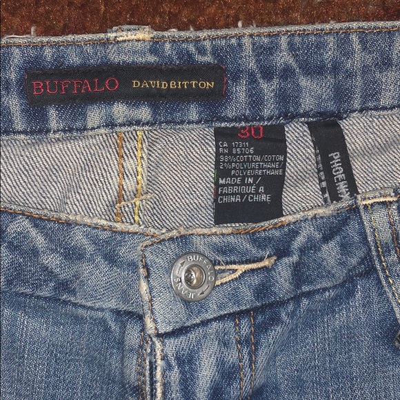 Buffalo David Britton Phoenix Distressed Jeans 👖 - Picture 3 of 6